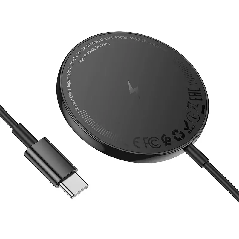 Hoco – Cargador Inalámbrico Magnético CW61 Phantom ⚡ 15W con Pantalla Digital's photo #1