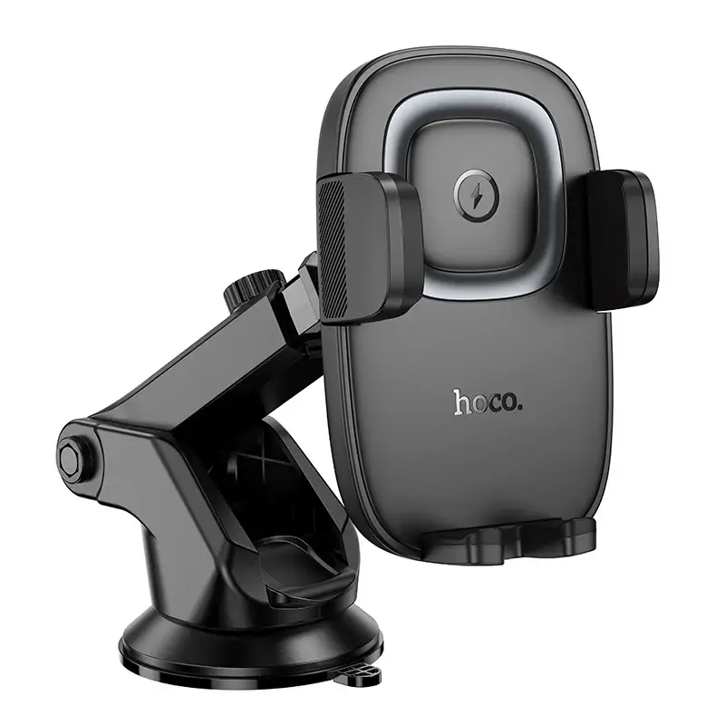 Hoco – Soporte de Carga Inalámbrica HW32 🚗 | 15W Push-Type's photo #1