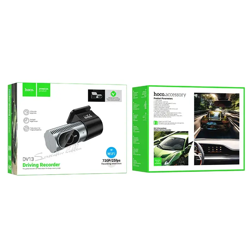 Hoco – Grabadora de Conducción Oculta DV13 🚗 720P con WiFi y Control desde App's photo #3