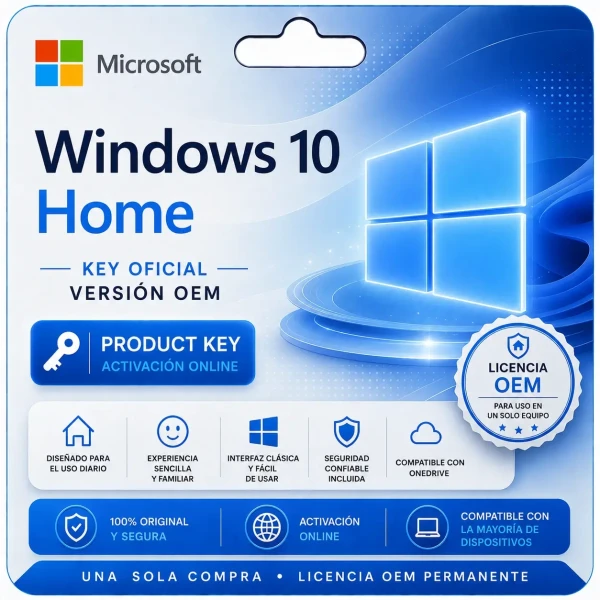 KEY WINDOWN 10 HOME OEM's foto | TrendShopX2025 |  BizneCubano