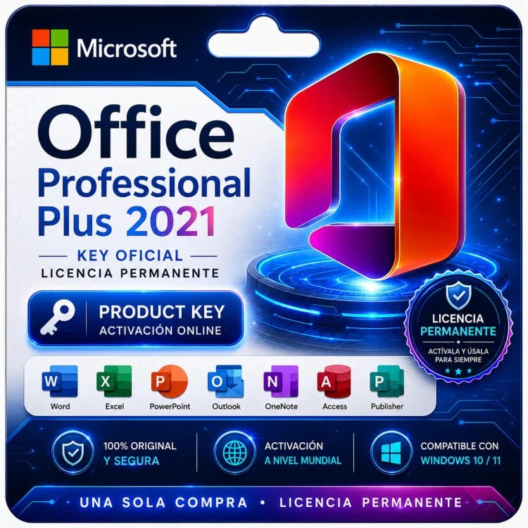 KEY MICROSOFT OFFICE PROFESSIONAL PLUS 2021's foto | TrendShopX2025 |  BizneCubano
