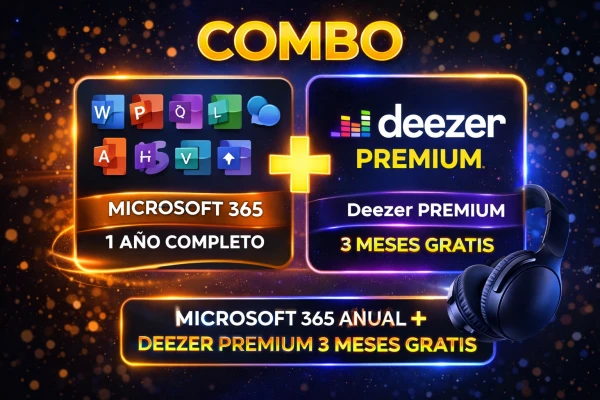 Microsoft 365 anual + Deezer Premium 3 meses gratis's foto | TrendShopX2025 |  BizneCubano