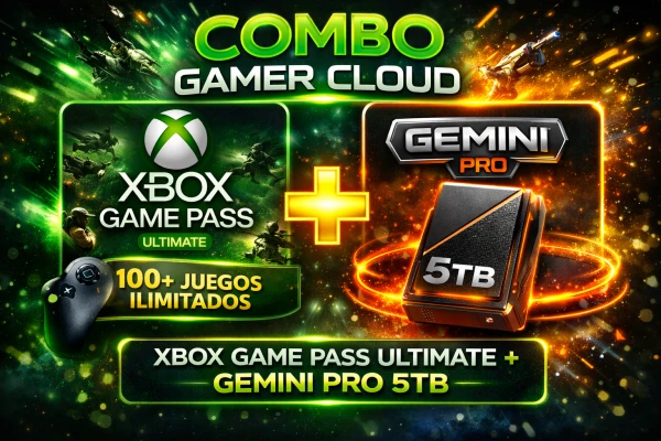 Xbox Game Pass Ultimate + Gemini Pro 5TB's foto | TrendShopX2025 |  BizneCubano