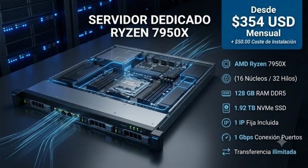 Servidor Dedicado Ryzen 7950X's foto | TrendShopX2025 |  BizneCubano