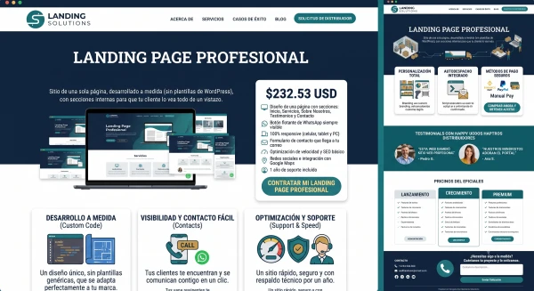 Landing Page Profesional's foto | TrendShopX2025 |  BizneCubano