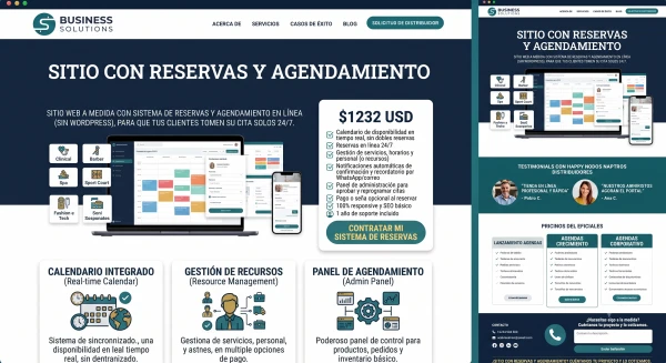 Sitio con Reservas y Agendamiento's foto | TrendShopX2025 |  BizneCubano