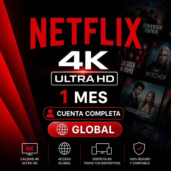 🔥NETFLIX PREMIUM 4K CUENTA COMPLETA RENOVABLE GLOBAL 🌍's foto | TrendShopX2025 |  BizneCubano